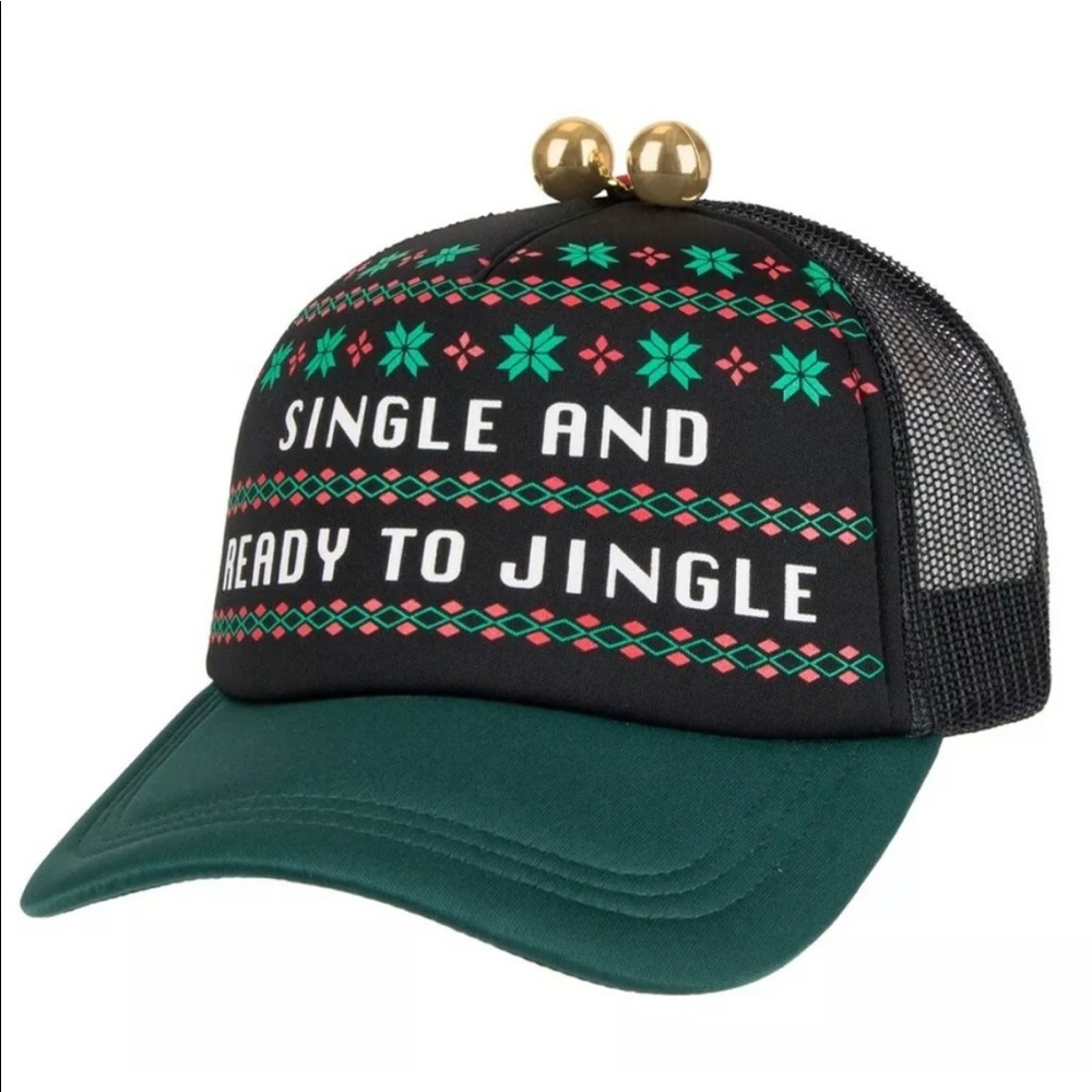 NWT Single and Ready to Jingle Trucker SnapBack